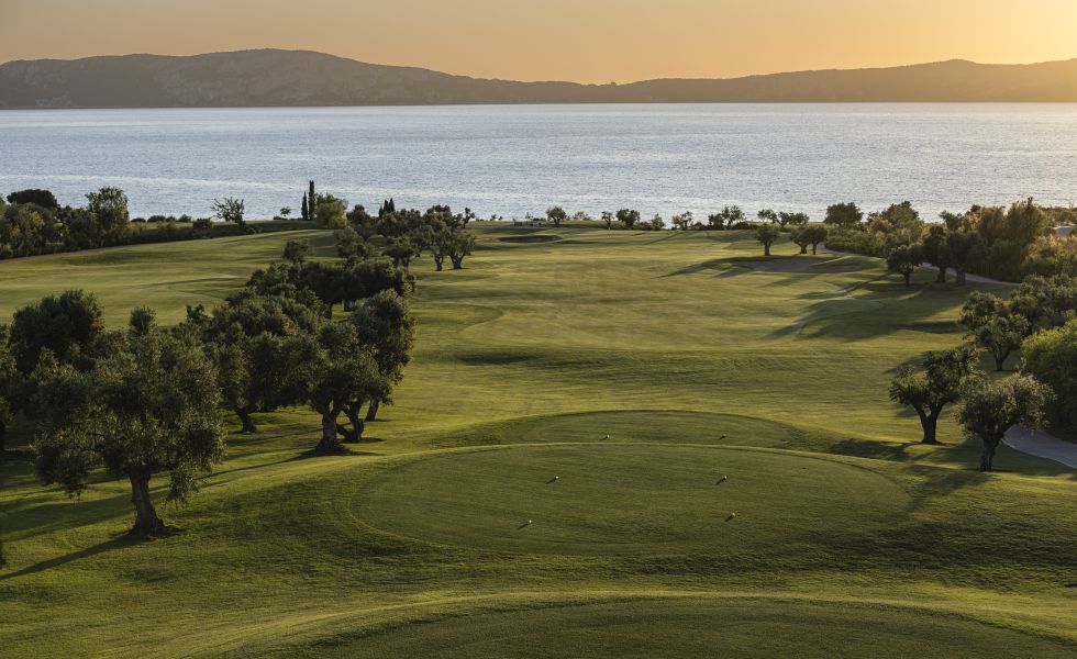 Play golf in Greece at The Bay Course, Costa Navarino
