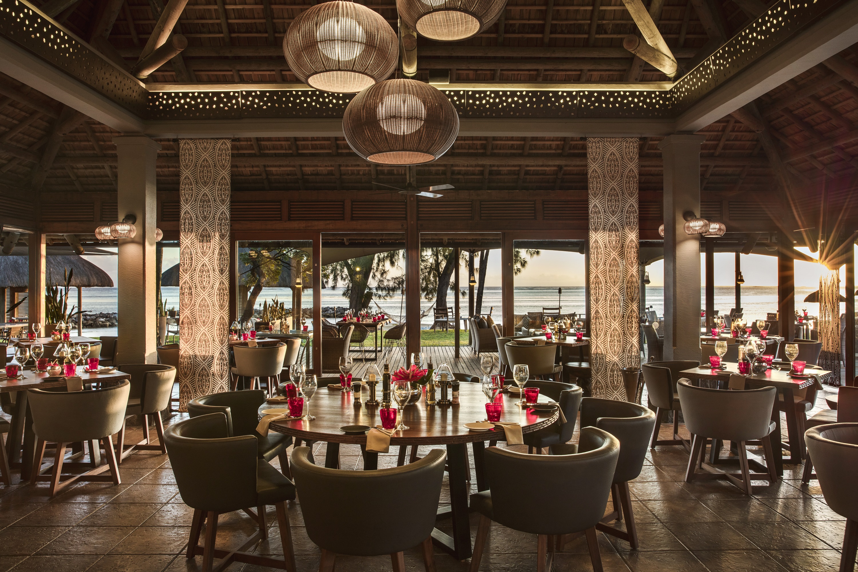 One of the lovely restaurants at the Heritage Awali Golf and Spa Resort